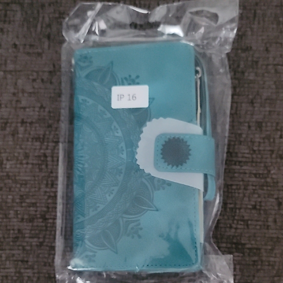 Other - Teal Mandala Phone Wallet Case